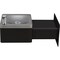 Global Industrial Outdoor Wall Mounted Drinking Fountain, Black Powder Coat 761224BK - alternate 2
